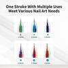 6-in-1 Magic Pen Nail Art Multi-tip Nail Dotting Tool Gel Polish Painting Pen for Salon Home DIY Manicure Designs