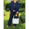 DICFY Women's Fashion Casual Autumn Winter Long Sleeve O-Neck Pants Suits