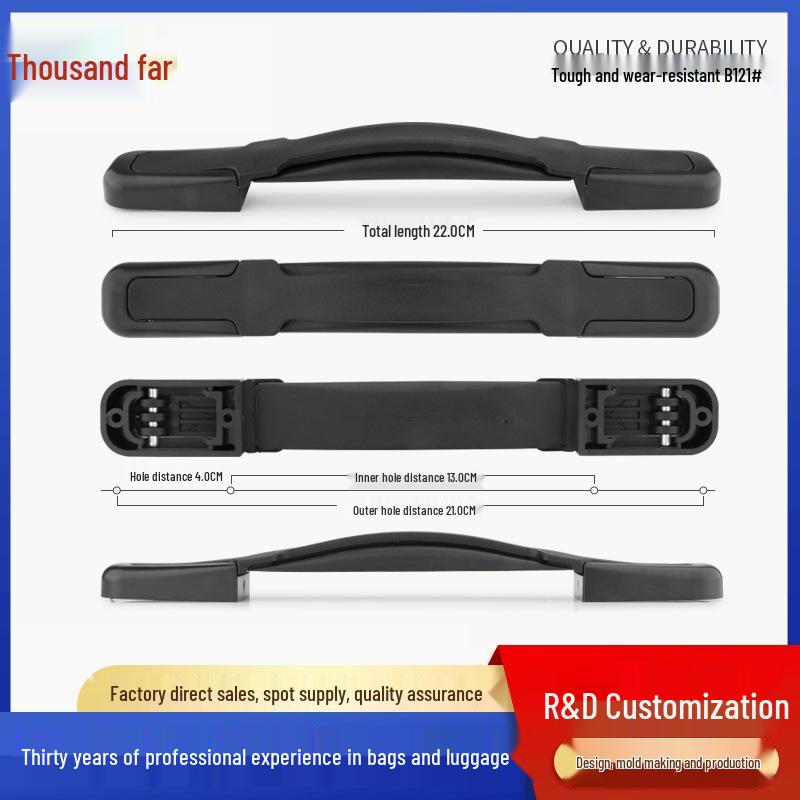 Luggage Handle Replacement & Repair Kit - Leather Case & Bag Accessories