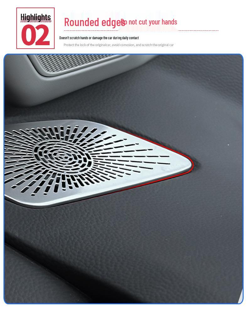 Stainless Steel Air Vent Protector for 23-25 Honda CRV Dashboard