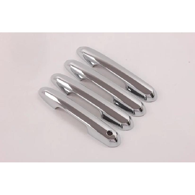 Cars Accessories Door Handle Cover For Toyota RAV4 - Carbon Fiber Silver Car Decoration Styling Upgrade Modify A Car