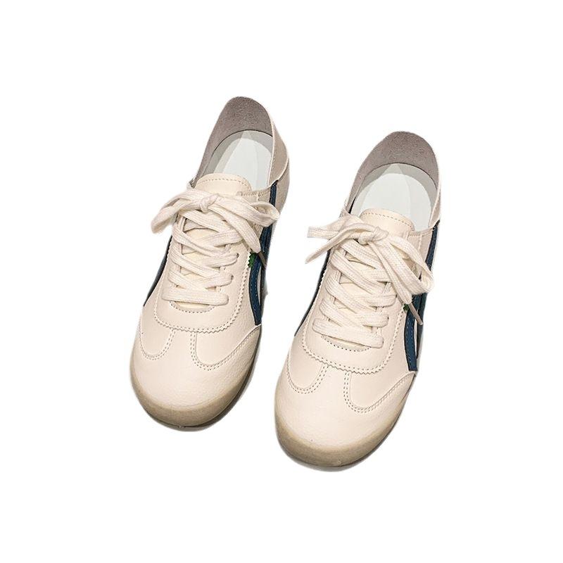 Fashion retro lightweight versatile flat-bottomed German training shoes women's new summer soft-soled sports Forrest Gump board shoes