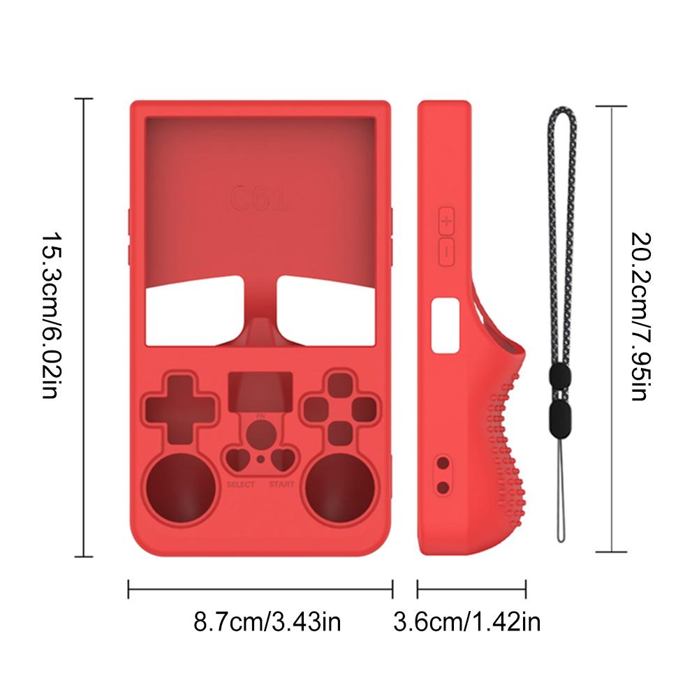 Silicone Case for R36MAX Console Shockproof Soft Shell with Lanyard Game Console Shell Game Console Accessories Game Accessories