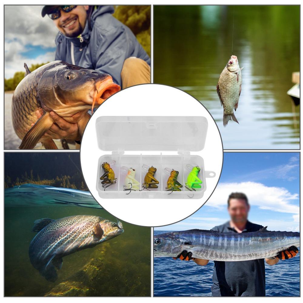 5PCS Mini Cricket Grasshopper Lures Hard Cricket Bait Durable Cricket Fishing Lures  Bass Fishing