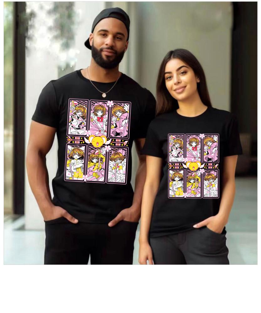 

Футболка Cardcaptor Sakura Kawaii Аниме Манга Вайфу Kero-Chan Подарочная Футболка Все Размеры 3XL