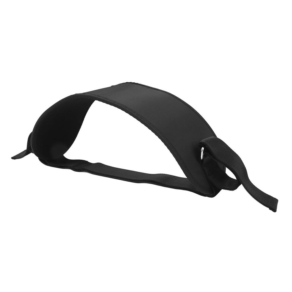 Hip Thrust Cushion Belt Hip Bridge Waist Belt Exercise Hip Thrust Belt for Dumbbells Exercise Black