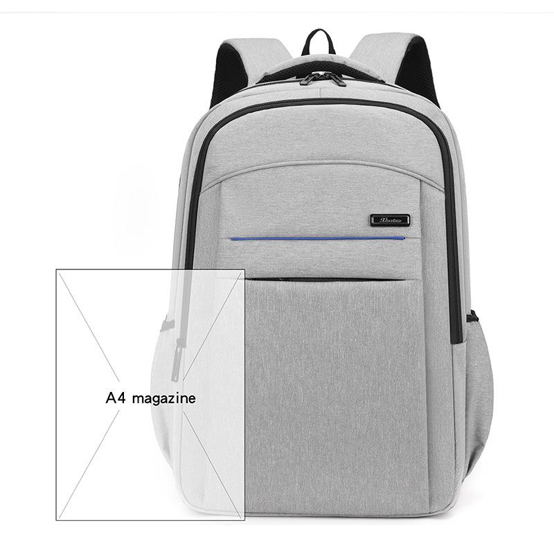 Business Computer Bag Storage Bag Double Shoulder Schoolbag Large Capacity Fashion Leisure Daily Attendance Backpack