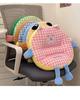 Cute Round Thick Seat Cushion & Backrest – Creative, High-Value Pad for Office Chairs & Dorms