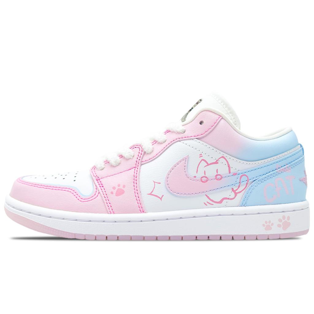 Jordan Air Jordan 1 Vintage Basketball Shoes Women's Low top Pink HM3706-141(Team188-)