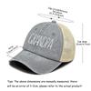 DAD And MOM Mesh Cap Adjustable Trucker Hat Grandpa Grandma Caps Distressed Snapback Baseball Cap Ideal Choice For Family