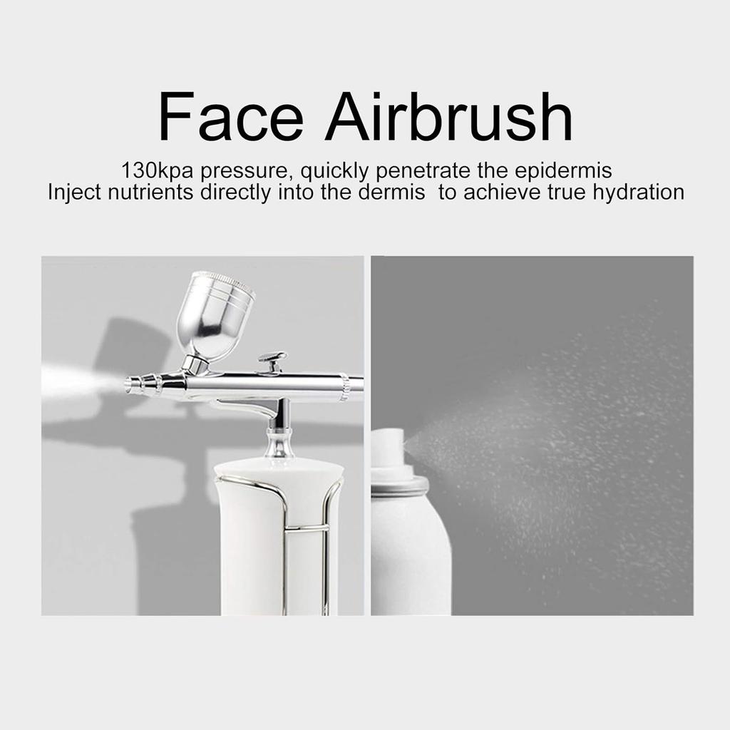 Professional Oxygen Facial Machine,Water Oxygen Sprayer,Portable Handheld Face Skin Moisturizing Nanos Spray Airbrush for Skin Rejuvenation