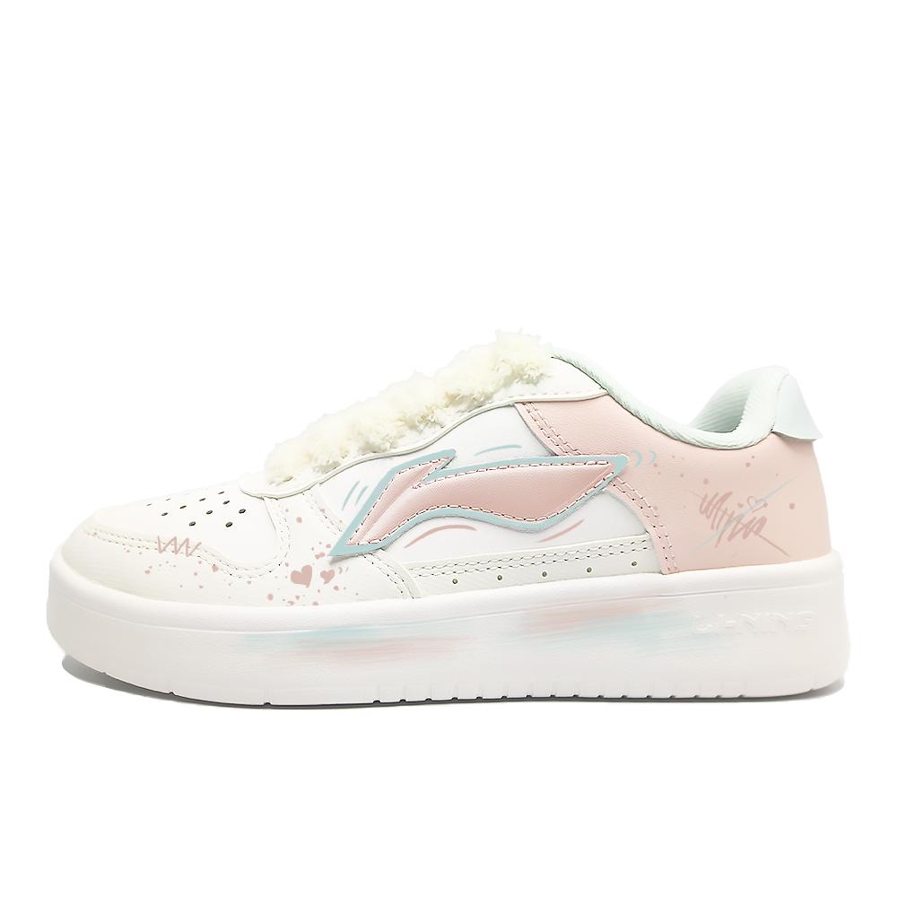 

Li Ning Floating Boat Slip Resistant Cushioning Abrasion Resistant Low top Skateboard Shoes Women s Pink AGCS420-4(Team499-) 35