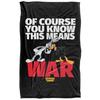 Bugs Bunny & Daffy This Means War Blanket