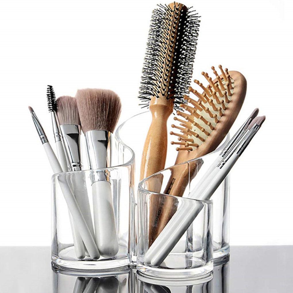 Makeup Box Cosmetic Case Eyeliner Holder Compact Size Long-lasting Transparent Clear Fashionable Home Supplies