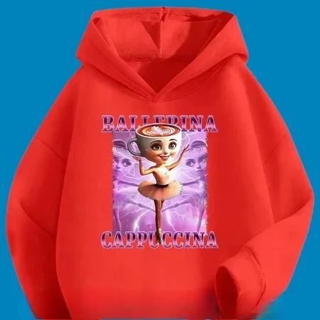 Autumn Winter Brainrot Kids Hoodies Cartoon Pattern Children Sweatshirt Tung Tung Sahur Casual Long Sleeve Tops Youth Clothing