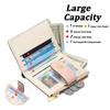 RNIEGA Women's Bifold Wallet, Compact and Lightweight, Wildflower Print, Coin Purse, Card Slots, Anti-Skimming, Stylish Floral Design