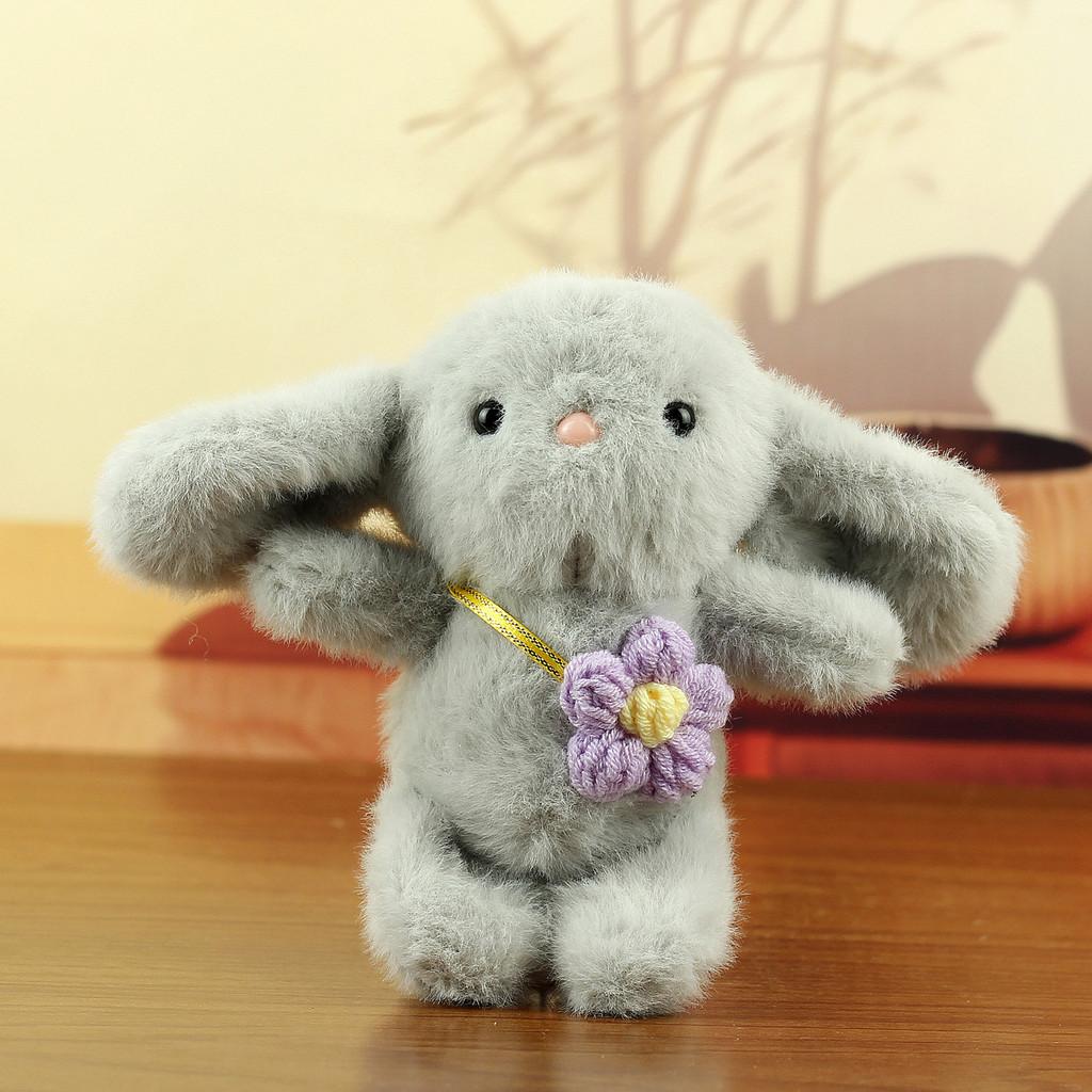Plush Bunny Keychain With Pp Cotton Filling For Kids And Adults