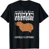 Dies ist mein Menschenkostüm Ich bin wirklich ein Capybara T-Shirt T-Shirt BAOANH Herren Damen Tanktop Sweatshirt Hoodie Langarm Schwarz