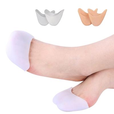 Ballet Pointe Toe Pad Toe Protectors with Hole Silicone Ballet Toe Pad Forefoot Cushion Soft Gel Ballet Toe Covers