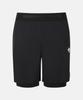 DESCENTE Training 6-Inch Leggings Attached Shorts Black (Sq321Thp81)