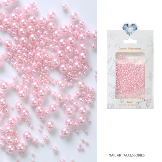 1 Beutel Breite Anwendung ABS Zarte Glänzende Imitationsperlen Dekoration Handy Nagelkunst Schmuck Nageldekoration