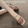 High-heeled Slippers, Women's Shoes, New Style Shoes, Thick Heel Shoes, Wedge Sandals Devotion