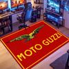 Tappeto Patternato Moto Guzzi, adatto per soggiorno, camera da letto, sala giochi, stanza del computer e decorazione della casa.