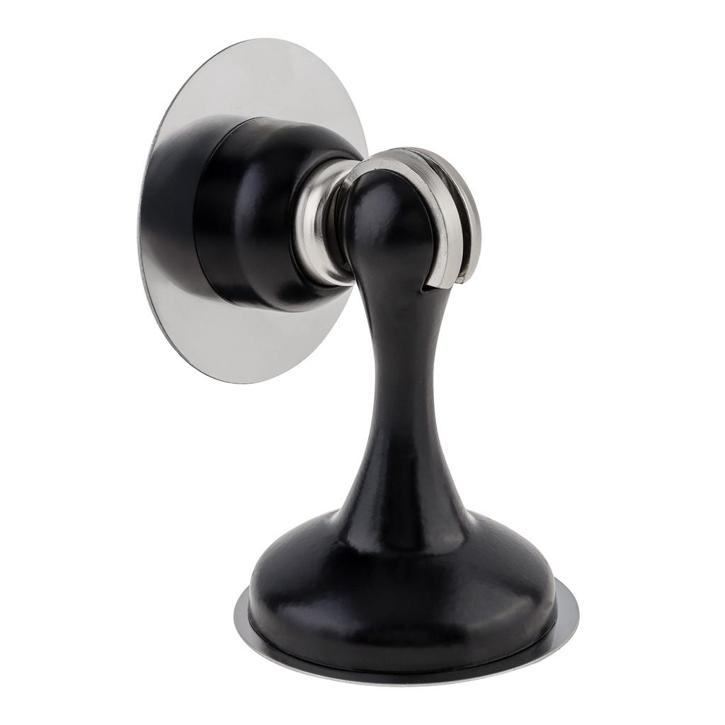 Stainless Steel Magnetic Door Stop Wall Floor Mount Heavy Duty 3D Adhesive No Drill Universal