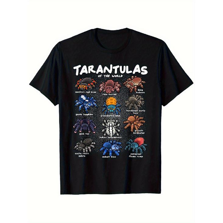 Men S And Women S Tarantula Tee - A 100% Soft And Breathable Vintage Shirt Featuring a Tarantula And Spider Web Design, This Humorous Animal Graphic S