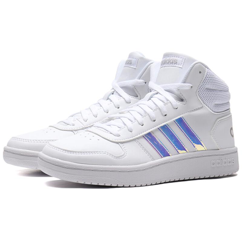 Adidas Hoops 2.0 Mid 'White Bluepurple' Women's Sneakers EH3414