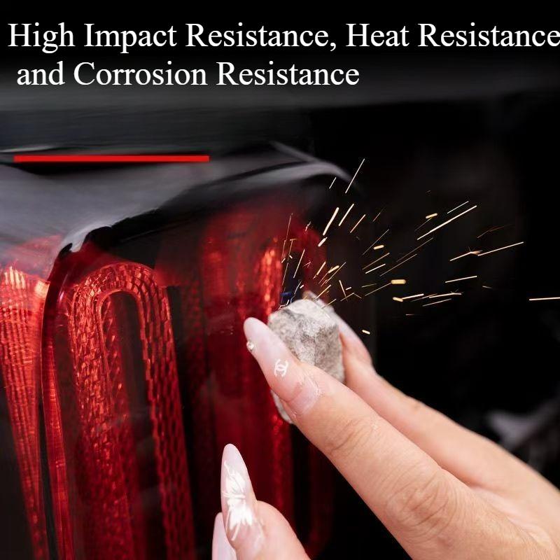 Car Rear Taillight Blackened Cover Rear Turn Signal Protective Cover Rear Taillight Trim For Great Wall Tank 500