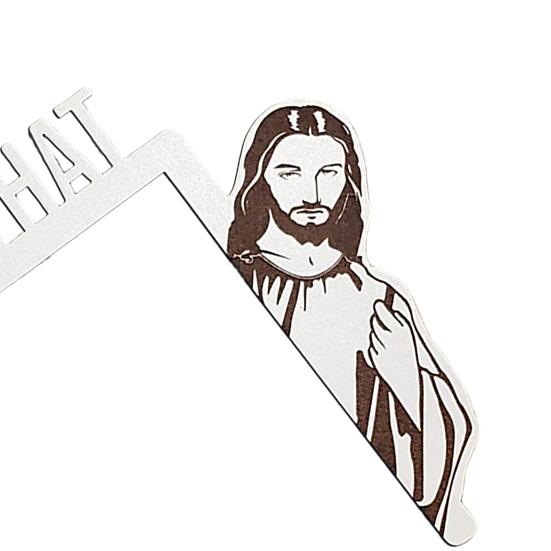 Vintage Jesus Ornament Eco-friendly Garden Door Corner I Saw That