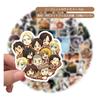 50 Attack on Titan Niedlich Film Dekorativ Moe Wasserdicht Beliebt Geeignet für Tagebuchaufkleber, Wasserdicht, Aufkleber, Waren, Aufkleber, Anime, Niedlich, Sets,