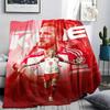 Kane Printed Flannel Blanket, Soft Throw for Bedroom Sofa, Washable,soccer Fan Merchandise, Great Gift.