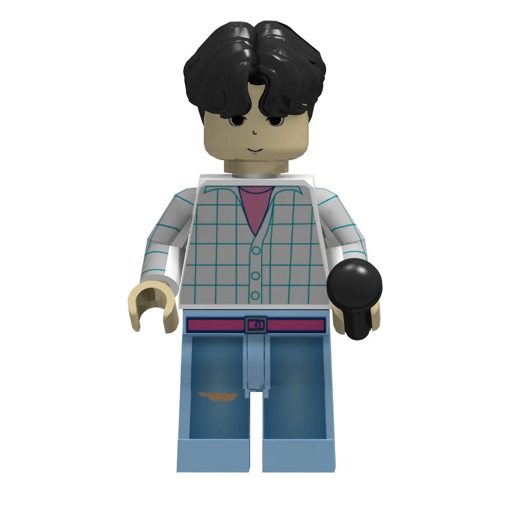 8 SZT Kpop Łowcy Demonów Mini Figurki Akcji Klocki Zabawka Akcesoria Dekoracja Biurka Figurki Kolekcjonerskie Zabawka Prezent Świąteczny