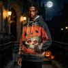 Men's Halloween Print Pullover Hoodie Long Sleeve Sweatshirt