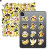 50 Fun Cartoon Banana People Stickers Different Expressions Creative Laptop Handbook Material Decoration