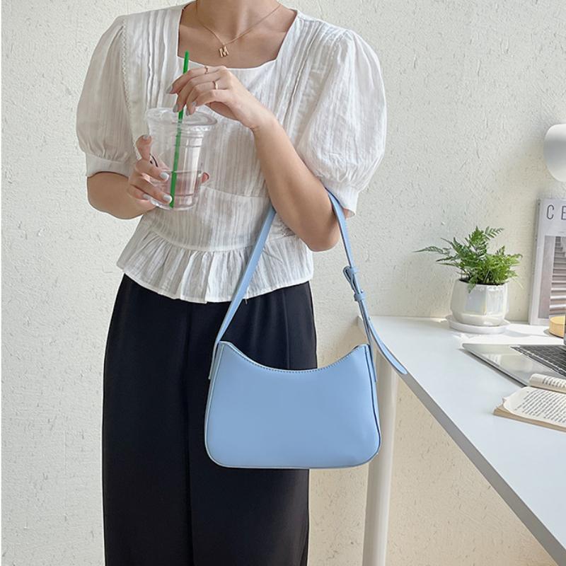 Moda SUNNY BEACH Borsa Quadrata Piccola Elegante Borse Borsa Tote Lusso Borsa a Spalla per Donne Sottobraccio Borse in Pelle PU