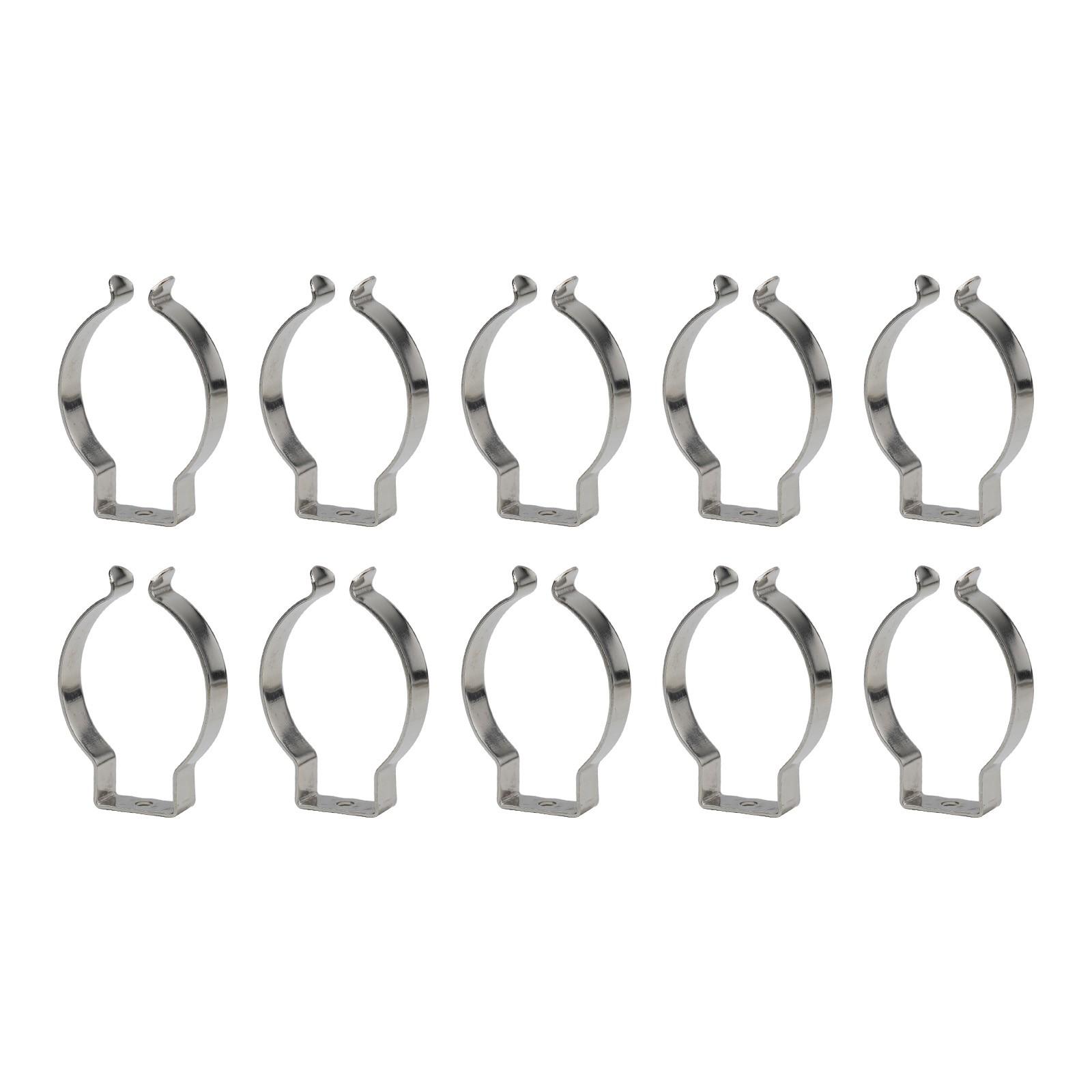 

Серебряный держатель для инструментов 10 шт. 6-28 мм ПРУЖИННЫЕ махровые зажимы 41MM