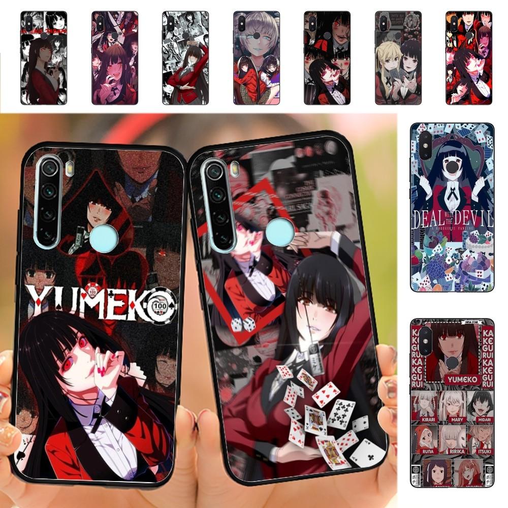 Kakegurui Phone Case For Redmi Note 4 X 5 A 6 7 8 T 9 9S 10 11 11S 11Epro Poco M3 pro