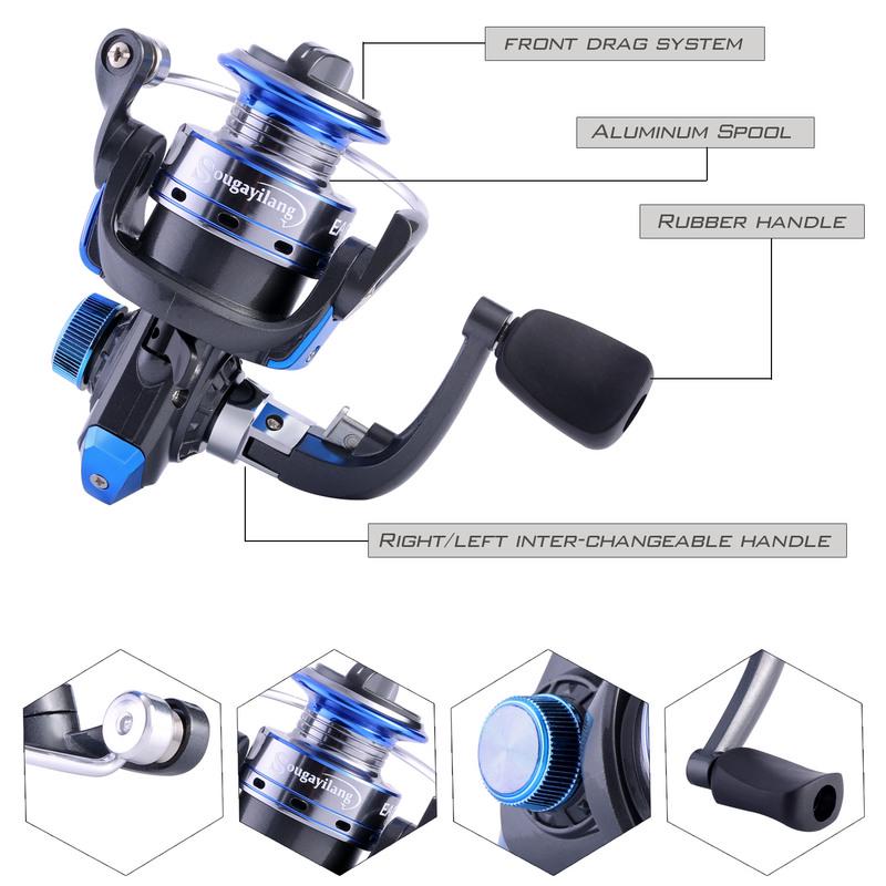Eis Angelrute Set Carbon Faser Licht Angelrute Und Mini Ultra Glatte Angelrolle Angelausrüstung