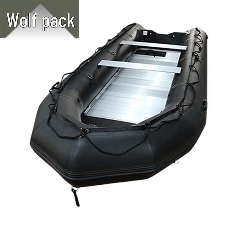 Conglang Black Diamond Aluminum Bottom Inflatable Fishing Boat