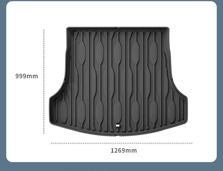 All-Weather TPE Floor Mats & Trunk Liner for 25 BYD Qin L EV Cars