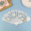 European Style Gothic Court Style Lace Rose Folding Fan Dance Hand Fan Folding Fan Lolita Lace Fan