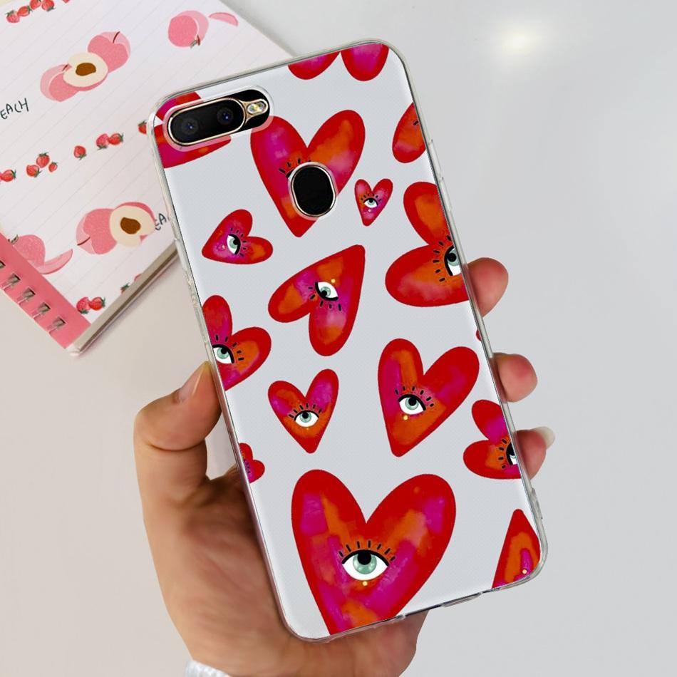 For OPPO A5S Case Cute Pattern Soft Silicone TPU Cover Cases For Oppo A5Ss AX5s A 5S CPH1909 CPH1920 CPH1912 Phone Shell Bumper