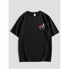 Street Fashion Geisha Mask Summer T-Shirt for Men And Women