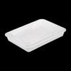 Rectangular Clear Food Display Tray with Lid