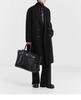 Men's Long Wool/Down Lapel Winter Coat