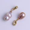 Dazzling Irregular Mermaid Fishtail Pendant Charm - 10-12mm Baroque DIY Jewelry Accessory
