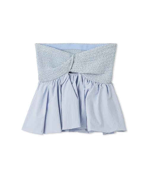 

Balloon Peplum Bear Top LWNT252054 BLU F [Lily Brown] Women s синий